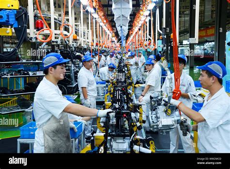 Factory workers in China