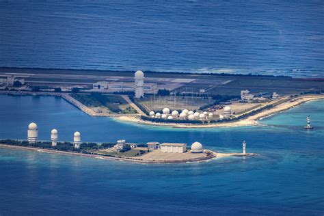 China Island Building South China Sea