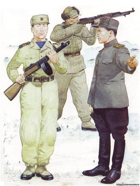 Chinese Soldiers Uniform in Korean War