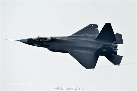 Chinese Stealth Fighter J-31 Landing