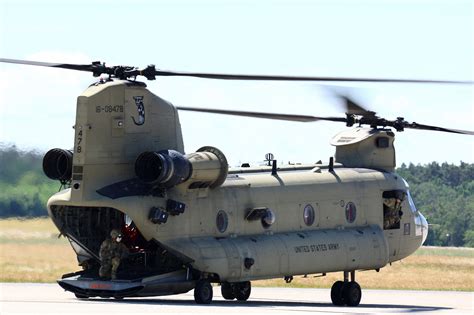 Chinook Helicopter in Flight