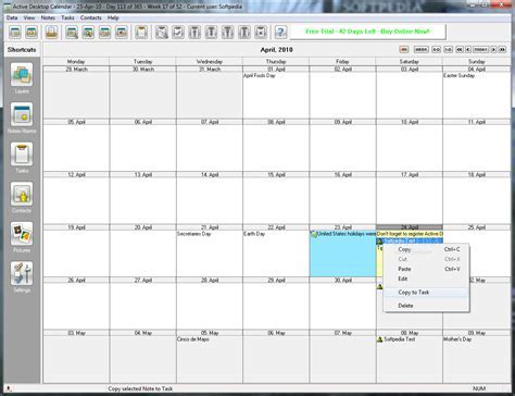 Selecting the appropriate calendar for your needs