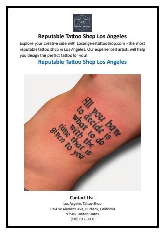 Choosing the Right Tattoo Shop