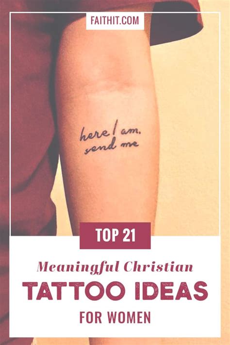 Christian tattoos for women