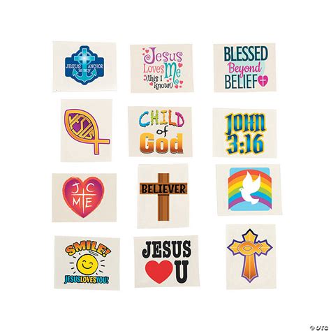 Christian temporary tattoos