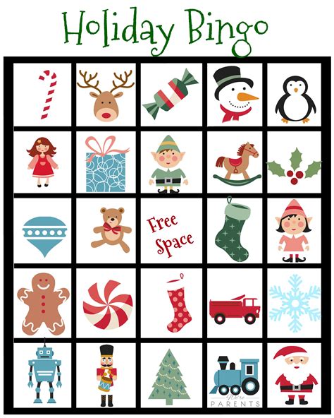 Christmas Bingo Printables for Kids