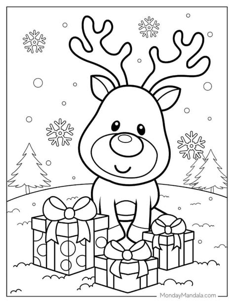 Christmas Coloring Pages for Beginners