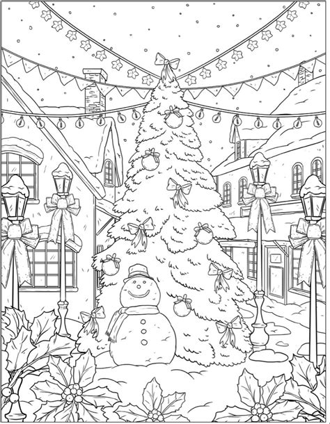 Christmas coloring pages for therapy