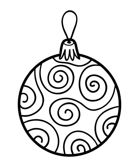 Christmas Decorations Coloring Pages