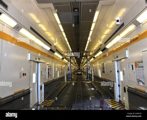 Chunnel train interior