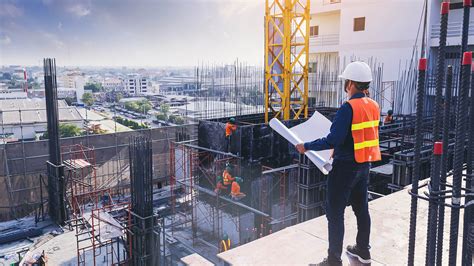 Civil Engineers Working on a Construction Site