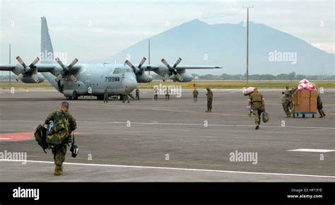 Humanitarian aid at Clark Air Base