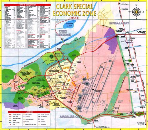 Map of Clark Air Base