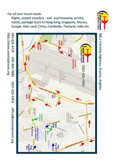 Clark International Airport Map