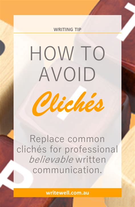 Tips for Avoiding Cliches in Writing