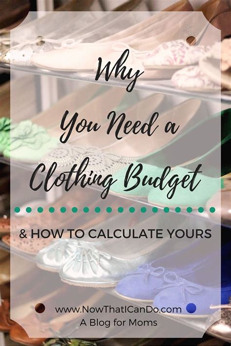 Clothing Allowance Budgeting