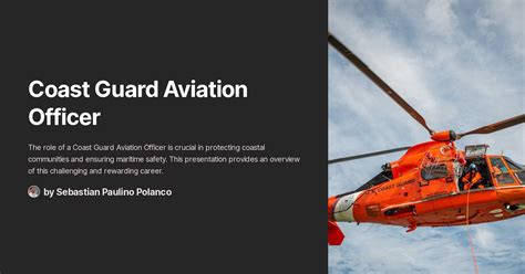 Coast Guard Aviation Officer