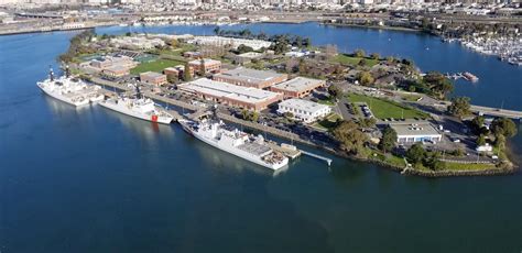 Aerial view of Coast Guard Base Alameda