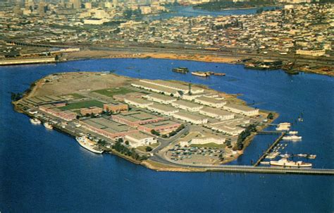 Aerial view of Coast Guard Base Alameda