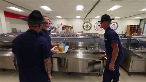 US Coast Guard Boot Camp Mess Hall