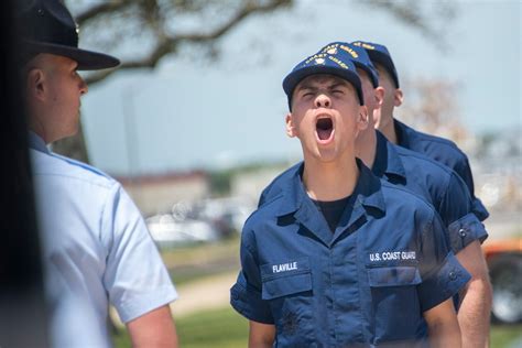 Coast Guard boot camp recruits