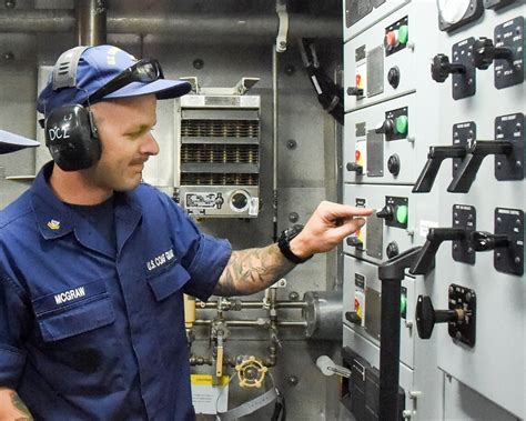 Coast Guard Damage Controlman in action