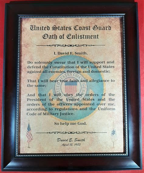 Coast Guard Enlistment Contracts