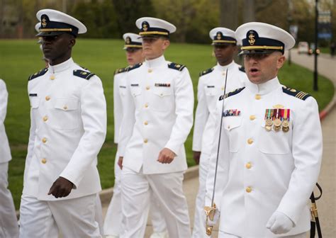 Coast Guard OCS graduation ceremony