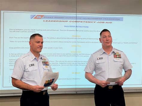 Coast Guard OCS leadership training