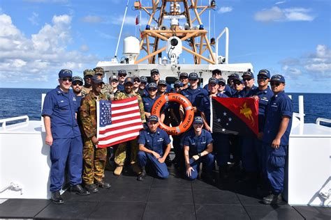 Coast Guard personnel in action