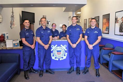 Coast Guard Recruiters at Local Colleges