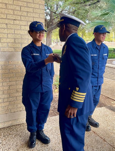 Coast Guard Recruits at Graduation