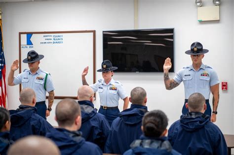 Coast Guard Recruits in Training