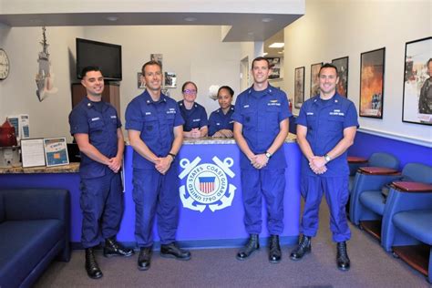 Coast Guard Recruits in Uniform