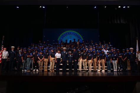 Coast Guard ROTC Students in Training