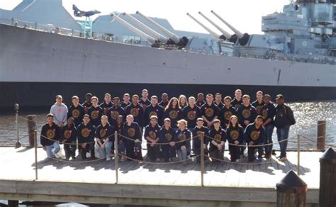 Coast Guard ROTC Students Training