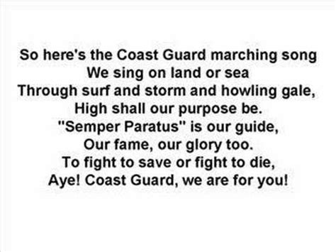 The Coast Guard Song