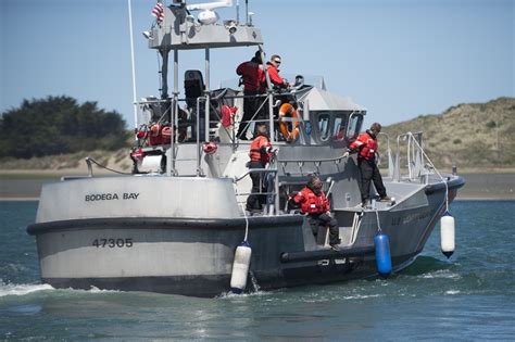 Coast Guard vessel in Bodega Bay