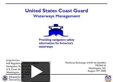 Coast Guard Watersways Management