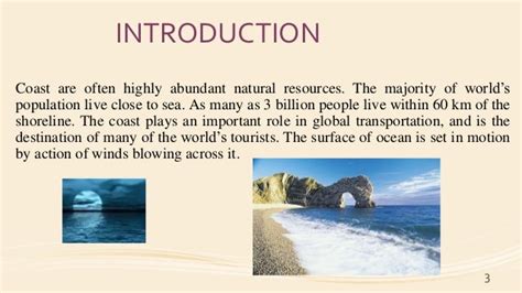 Importance of coastlines