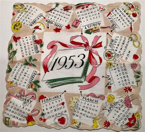 Collectible mid century calendars