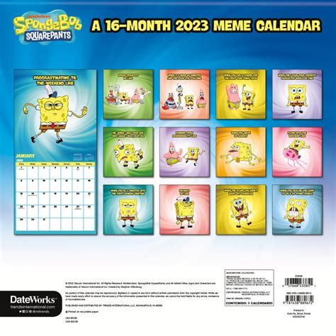 Collecting SpongeBob Calendars