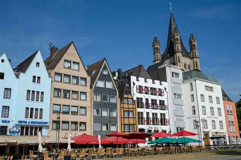 Cologne's old town, a charming area filled with historic buildings and quaint streets