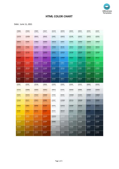 Color coding templates