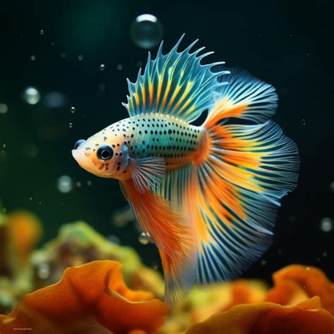 Colorful Guppy Fish