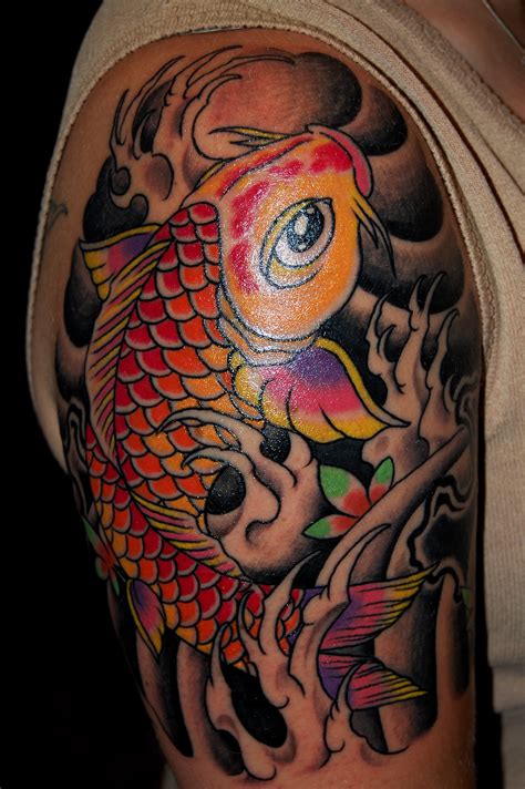 Colorful Koi Tattoos