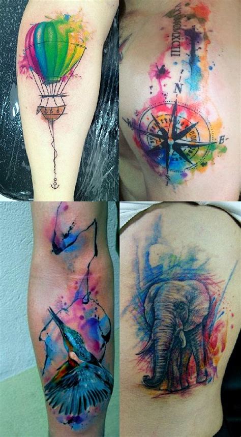 Colorful tattoo designs