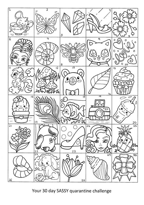 Coloring page challenges