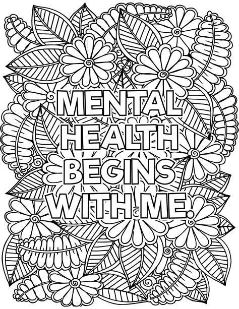 Coloring Sheets and Mental Health