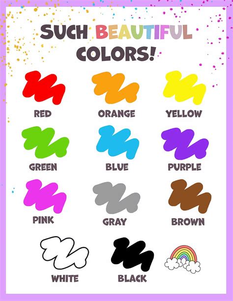 Colors Printables